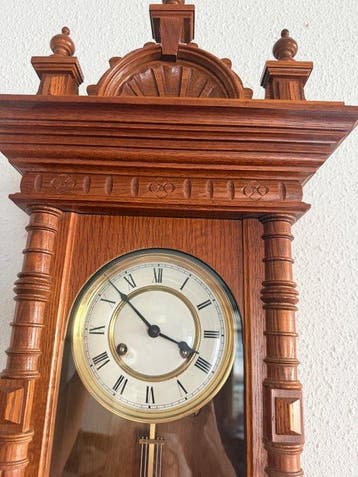 Horloge - Bois - 1850-1900, Antiek en Kunst