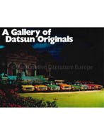 1972 DATSUN PROGRAMMA BROCHURE ENGELS, Nieuw