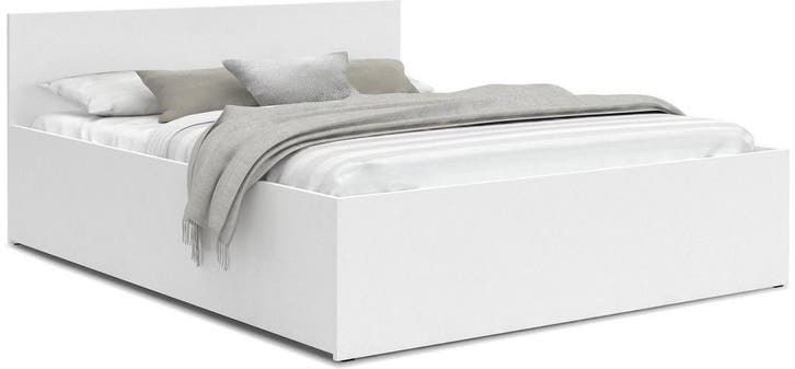 120x200 Wit Bed | Slimme Retour Deal - Bodem! Nu, Huis en Inrichting, Slaapkamer | Bedden, 120 cm, 200 cm, Wit, Nieuw, Hout, Twijfelaar
