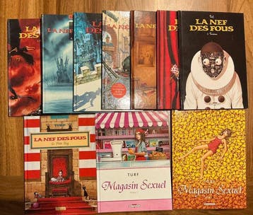 La Nef des Fous T1 à T7 + Magasin sexuel T1 + T2 + Le Petit, Boeken, Stripverhalen, Nieuw