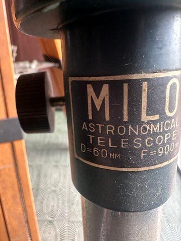 Telescope on stand - Milo 60mm refractor - 1960-1970 -