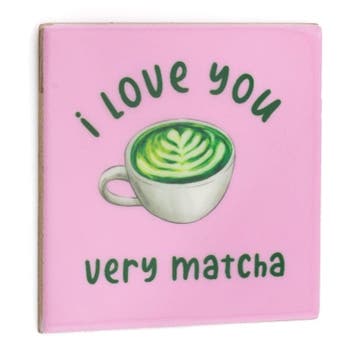 Homebound Tegeltje I love you very matcha, Ophalen of Verzenden, Nieuw