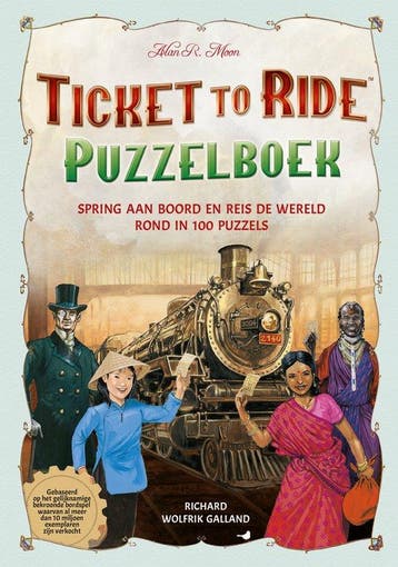 Ticket to Ride puzzelboek - spoorwegenpuzzels, Verzenden, Nieuw