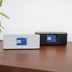 Lenco PDR-046GY - Eco DAB Radio met Bluetooth - Wit/Bamboe •, Verzenden