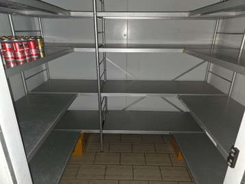 5 lopende meter voedingsrek voor koeling, Nieuw