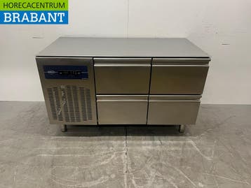 Table de travail réfrigérée Rubbens en acier inoxydable, 4, Verzenden