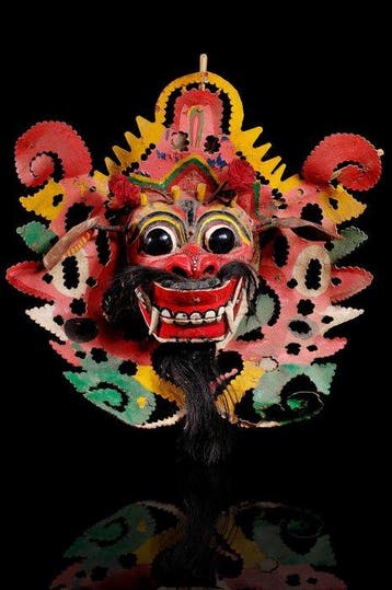 Barong Maske Deng Plateau Est Java - Indonésie