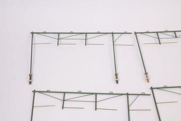 Focus Modell Parts H0 - 874 - Bovenleiding (11) - 11 messing, Nieuw