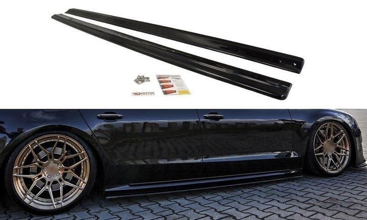Side skirts Diffuser voor Audi S8 D4 Facelift, Autos : Divers, Tuning & Styling, Enlèvement ou Envoi