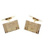 Gouden manchetknopen, Handtassen en Accessoires, Manchetknopen, Ophalen of Verzenden, Gebruikt, Goud