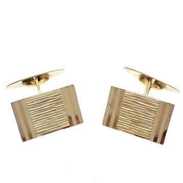 Gouden manchetknopen, Handtassen en Accessoires, Manchetknopen, Ophalen of Verzenden, Gebruikt, Goud
