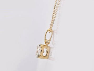 Collier - 14 carats Or jaune - 1.00ct. tw. Diamant, Nieuw