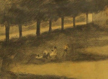 Nino Tirinnanzi (1923-2002) - Ragazzi nel parco, Antiek en Kunst