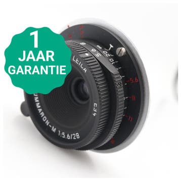 Leica 11928 Summaron-M 28mm f/5.6 matt black | Tweedehands, Verzenden, Zo goed als nieuw