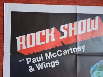 Paul McCartney, Wings - Poster, Rockshow (ca. 1980) –, Nieuw in verpakking