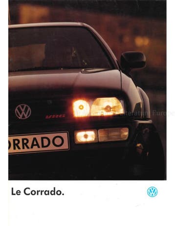 1991 VOLKSWAGEN CORRADO BROCHURE FRANS, Ophalen of Verzenden, Nieuw