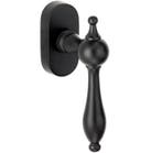 Draaikiepgarnituur Barock/Elegant mat zwart, Nieuw