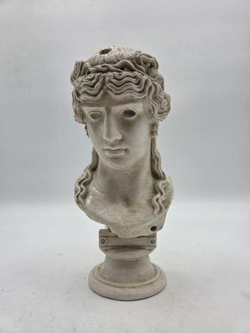 sculptuur, Busto di Antinoo - 27 cm - marmerpoeder