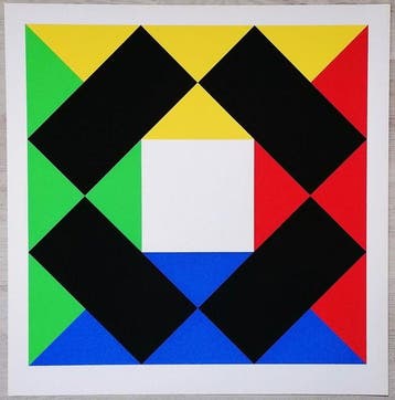 Max Bill (1908-1994) - Abstraction, 1972, Antiek en Kunst, Antiek | Overige Antiek
