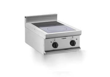 Fornuis | Elektrisch | Inductie | E7/CUI2BBL | 2 Platen |, Verzenden, Nieuw in verpakking