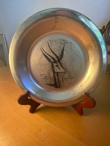 Après Bernard Buffet Gazelle - Objet dart en argent 1973 -