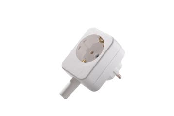 Martin Kaiser Arctic White Adapter Plug avec contact de mise, Verzenden