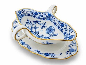 Meissen - Johann Joachim Kaendler - Sauskom - Saucière met