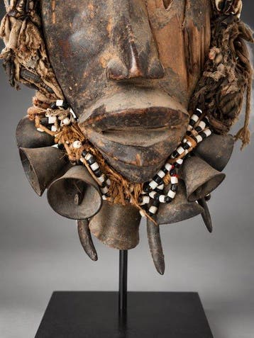 Belangrijke Dan-masker van het Tanglalé-type – uit hout