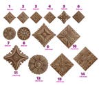 Decoratief houten ornament voor Interieurtoepassingen (mode, Verzenden, Nieuw