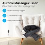 2dekans | Auronic Shiatsu Massagekussen - Elektrisch, Sport en Fitness, Massageproducten, Ophalen of Verzenden, Nieuw