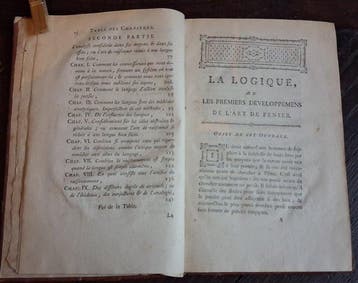 Abbé de Condillac - La logique, ou Les premiers