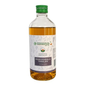Ksheerabala Thailam (Olie) 450 ml - Vaidyaradnam, Ophalen of Verzenden