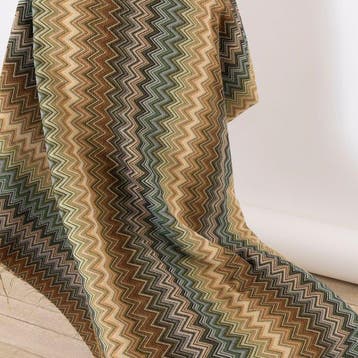 BA002 - Tissu Gobelin Épais et Lourd - Style Chevron, Antiek en Kunst, Antiek | Tapijten, Tafelkleden en Textiel