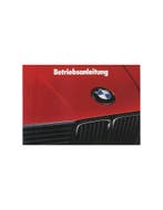 1988 BMW 3 SERIE INSTRUCTIEBOEKJE DUITS