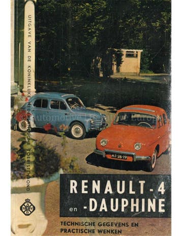 RENAULT R4 EN DAUPHINE, TECHNISCHE GEGEVENS EN PRAKTISCHE