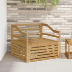 vidaXL Buitensofa Wit, Verzenden, Nieuw