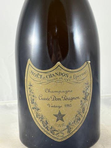 1985 Dom Pérignon - Champagne Brut - 1 Bouteille (0,75 l), Verzamelen, Wijnen, Nieuw