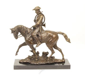 sculptuur, Elegant Classical Bronze Sculpture – Louis XV, Antiek en Kunst