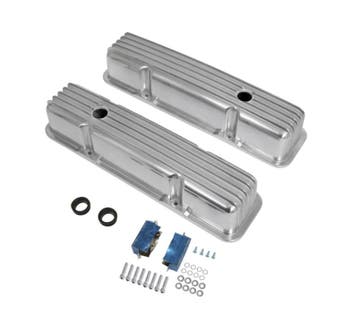 Finned Aluminum Valve Covers chevrolet SB classic look, Ophalen of Verzenden