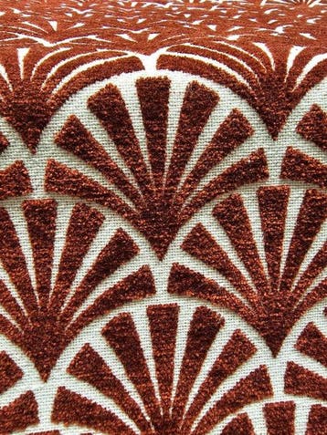 Jacquardfluweel Art Deco, kostbare stof - Klassiek Ontwerp -
