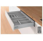 Bestekbak d:370-440mm - b:201-250mm zilverkleurig, Huis en Inrichting, Nieuw