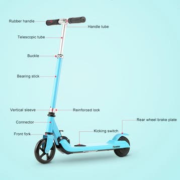 Elektrische Smart E Step Scooter voor Kinderen Off-Road -, Verzenden, Nieuw, IScooter