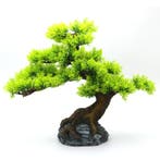Bonsai boom met wortels op steen OS-210 - aquarium decoratie, Ophalen of Verzenden, Nieuw
