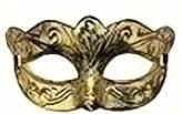 Venetiaans masker Goud Barokdetails per stuk, Nieuw
