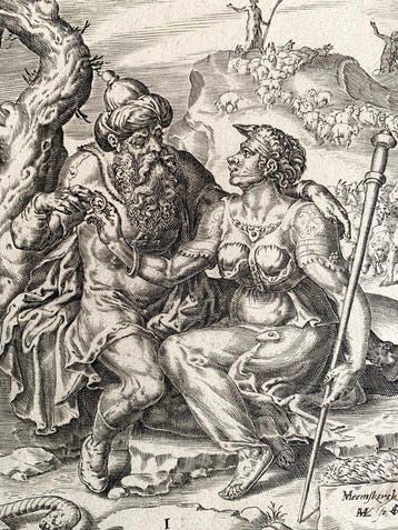 Maarten van Heemskerck (1498-1574) by Harmen Jansz. Muller, Antiek en Kunst