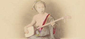 Enami, Esaki Reiji, Suzuki, Yokohama School (XIX) - Geisha, Antiquités & Art