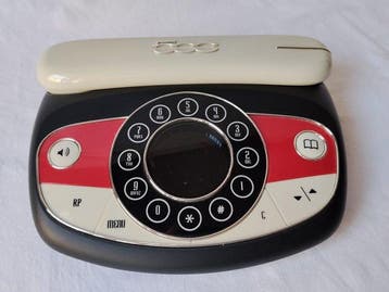 Analoge telefoon - Plastic - Brondi cordless telefoon “Fiat