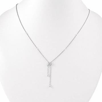 Halsketting - 14 karaat Witgoud - 0.59ct. tw. Diamant, Nieuw