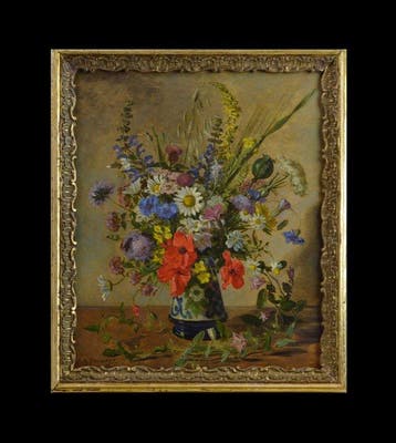 Charles Desavary (1837-1885) - Bouquet de fleurs, Antiquités & Art
