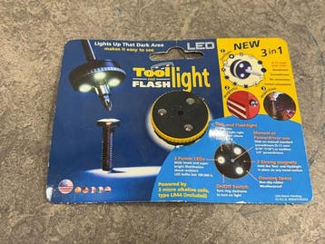 Veiling - 7x Handgereedschap magneet-en/Ledlamp, Nieuw